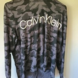 Calvin Klein camo hoodie pullover